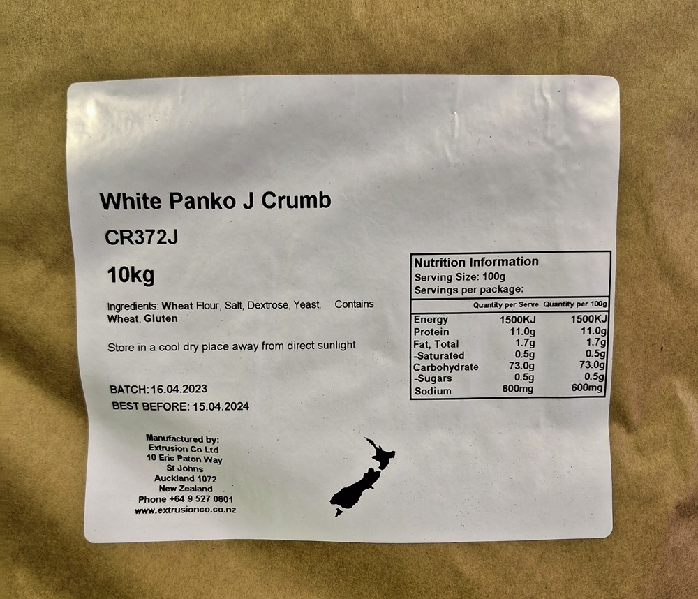 PANKO BREADCRUMBS WHITE 10KG Total Foods
