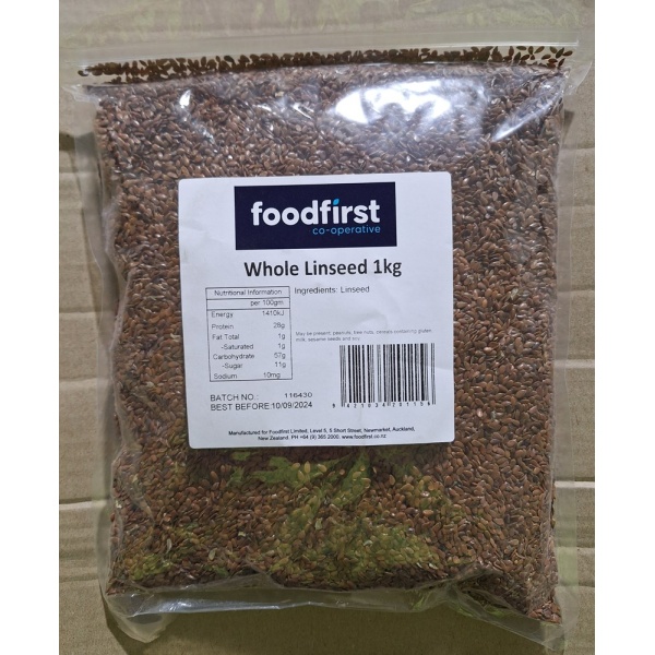 F/F WHOLE LINSEED 1KG