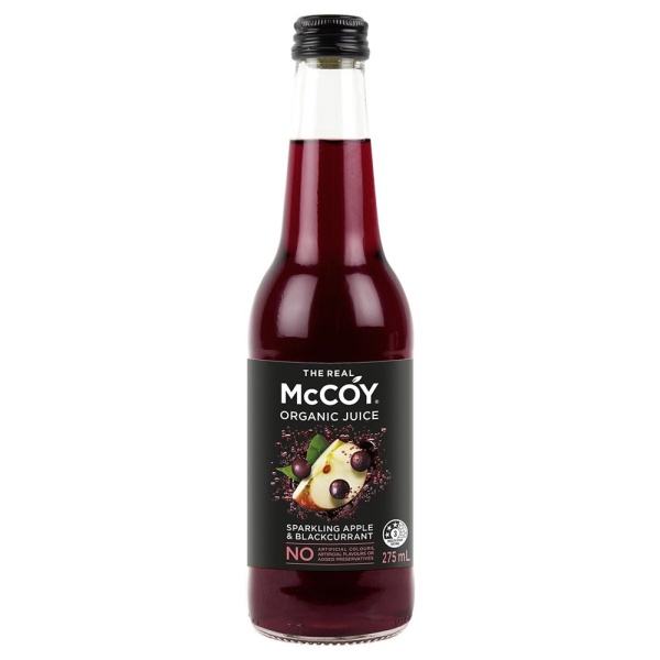 MCCOY SPARKLING APPLE AND BLACKCURRANT 275ML X 15