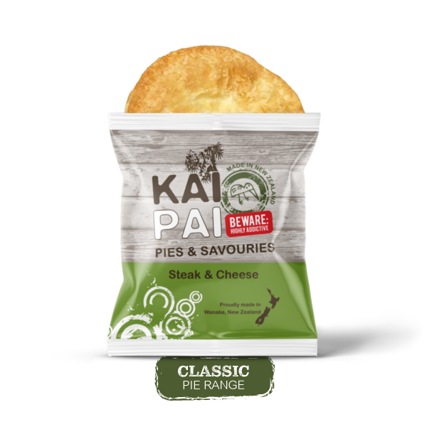 KAI PAI STEAK AND CHEESE PIE WRAPPED X 12