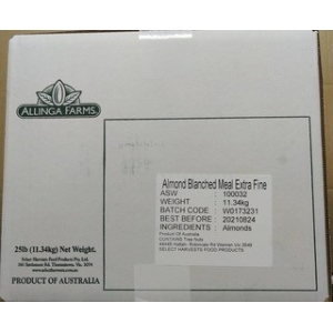 ALMONDS GROUND/MEAL BLANCHED 10KG